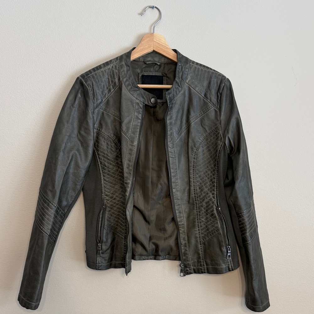 Faux Leather Jacket